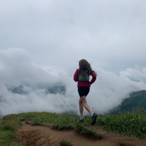 Running in the French Alpes